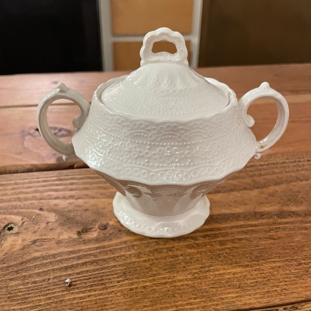 Vintage Copeland Spode Jewel Sugar Bowl with Lid